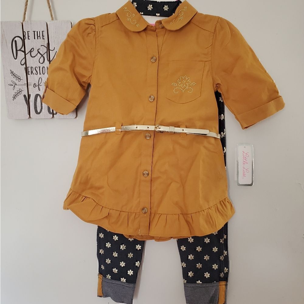 Little Lass 2 pc Matching Set with Belt Accessory